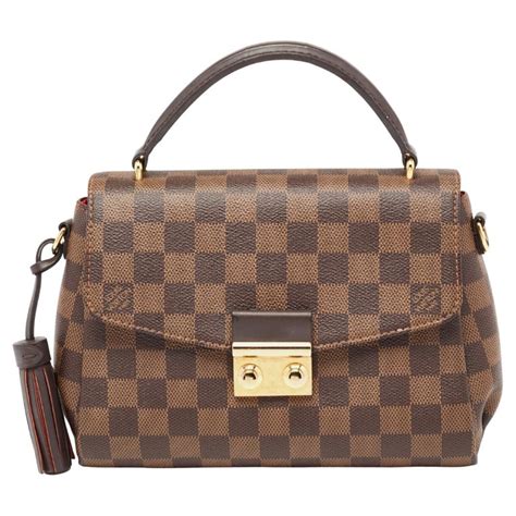 louis vuitton croisette damier ebene|LOUIS VUITTON Damier Ebene Croisette .